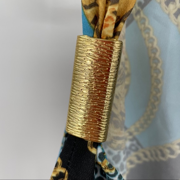 NEW! Blue Dress with Chain & Coin Print - Picture 6 of 15